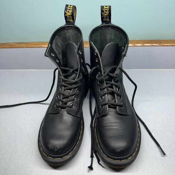 Dr. Martens Boots Womens Size 5 Us Soft Toe 1460 Slip Resistant‎ Work Black - Picture 2 of 11